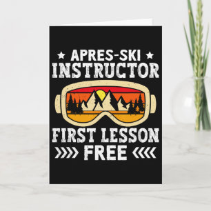 Skiing Apres-ski Instructor First Lesson Free Ski Card