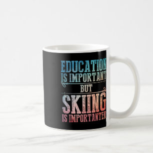 Skiing Art For Men Women Kids Winter Sport Ski Lov Coffee Mug