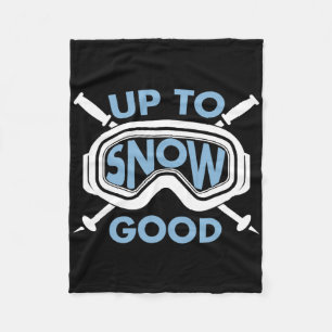 Skiing Art For Men Women Kids Winter Sport Ski Lov Fleece Blanket