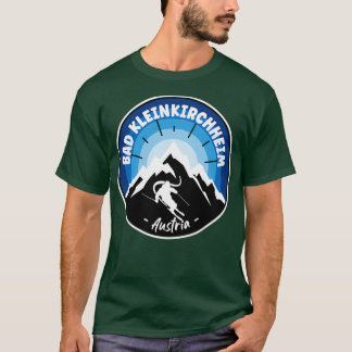 Skiing Bad Kleinkirchheim Austria Blue T-Shirt