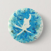 Skiing badge