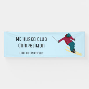 Skiing Banner