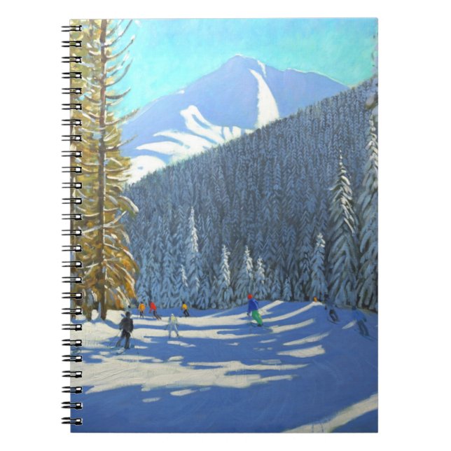Skiing Beauregard La Clusaz 2012 Notebook (Front)