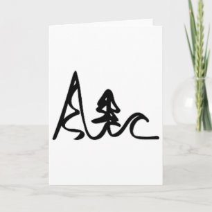 Skiing Biking Surfing Mountains Ocean Waves Fun Si Card