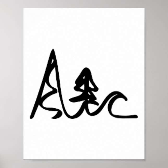 Skiing Biking Surfing Mountains Ocean Waves Fun Si Poster (Front)