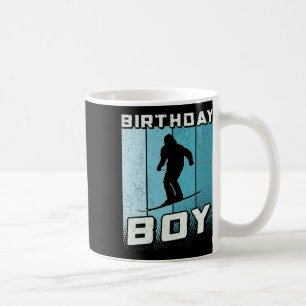 Skiing Birthday Boy Ski Birthday Boys Skiing Birth Coffee Mug