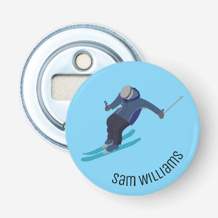Skiing Bottle Opener