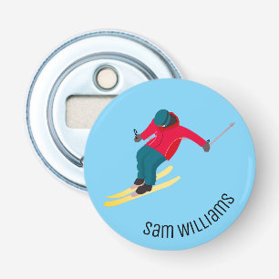 Skiing Bottle Opener