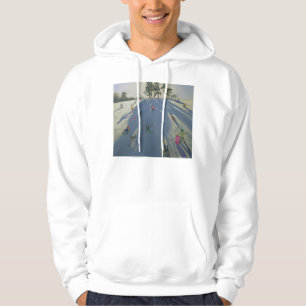 Skiing Calke Abbey Derby Hoodie