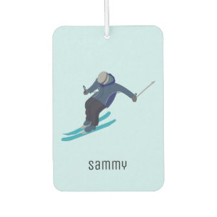 Skiing Car Air Freshener