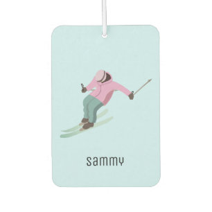Skiing Car Air Freshener