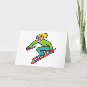 Skiing Card