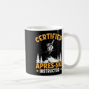 Skiing Certified Apres-ski Instructor Lustig Ski S Coffee Mug