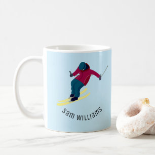 Skiing Coffee Mug