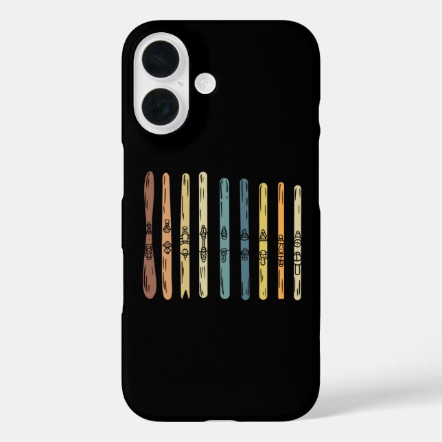 Skiing - Collection of ski boards Case-Mate iPhone Case (Back)