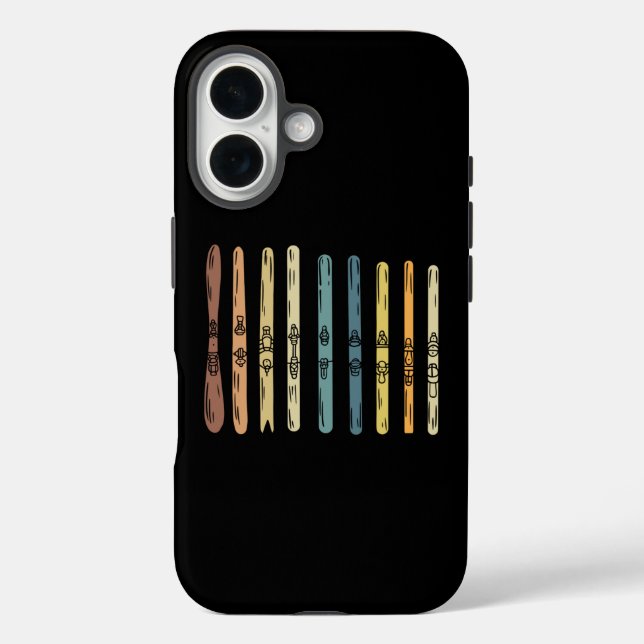 Skiing - Collection of ski boards Case-Mate iPhone Case (Back)