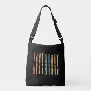 Skiing - Collection of ski boards Crossbody Bag