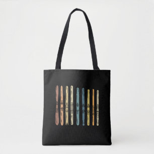 Skiing - Collection of ski boards Tote Bag