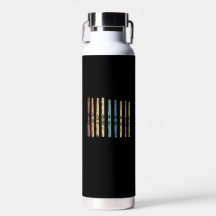 Skiing - Collection of ski boards Water Bottle