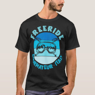 Skiing Courmayeur Italy Freeride Tank Top