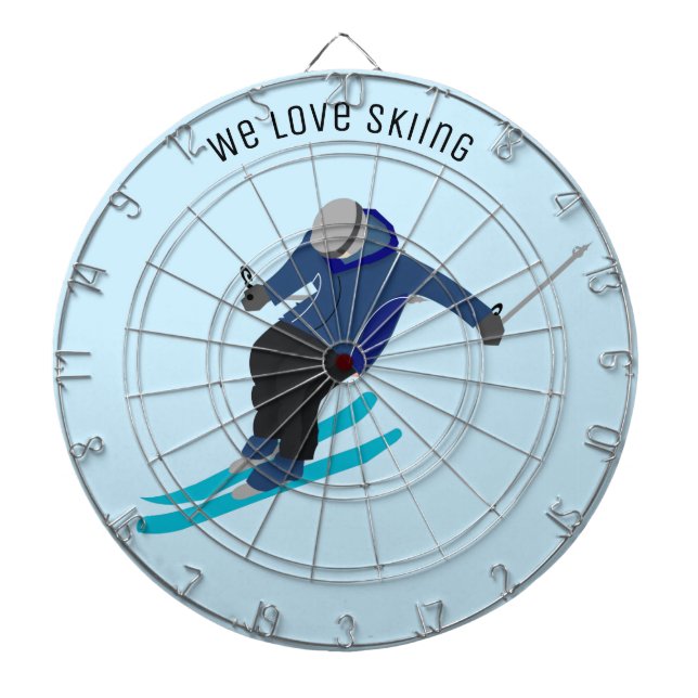 Skiing Dartboard (Front)