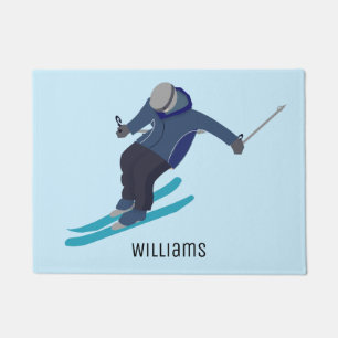 Skiing Doormat