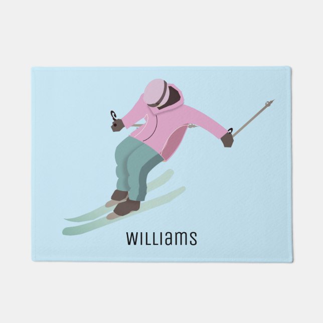Skiing Doormat (Front)