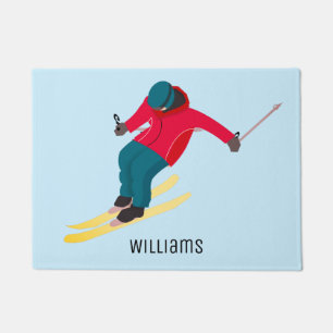 Skiing Doormat