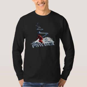 Skiing Down T-Shirt