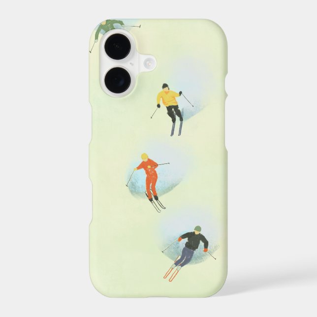 Skiing Down the Slope iPhone 8/7 Case (Back)