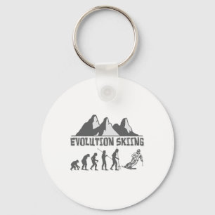 Skiing Evolution Ski Gear For Skiers Designs Key Ring