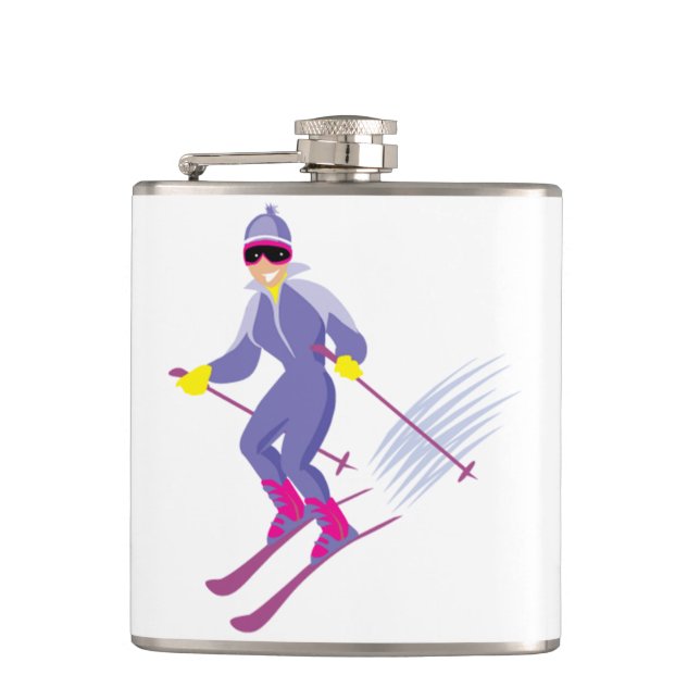 Skiing Flask (Front)