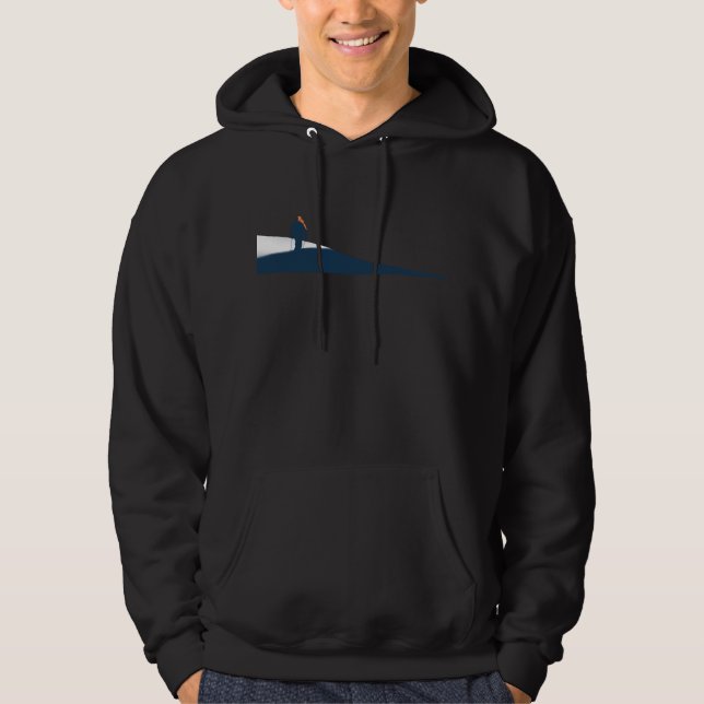 Skiing Freerider Adventure Hoodie (Front)