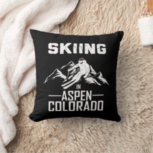 Skiing in Aspen Colorado  Cushion