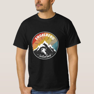 Skiing In Engelberg - Switzerland T-Shirt