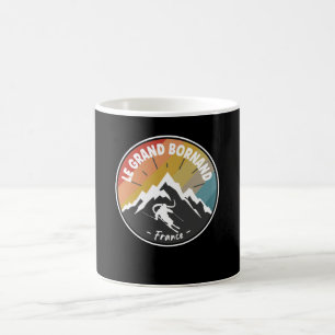Skiing In France Le Grand Bornand Coffee Mug