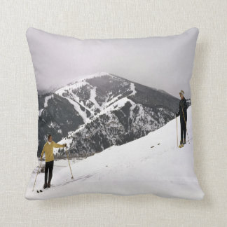 Skiing In Idaho Cushion