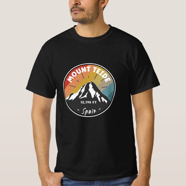Skiing In Mount Teide - Spain T-Shirt (Front)