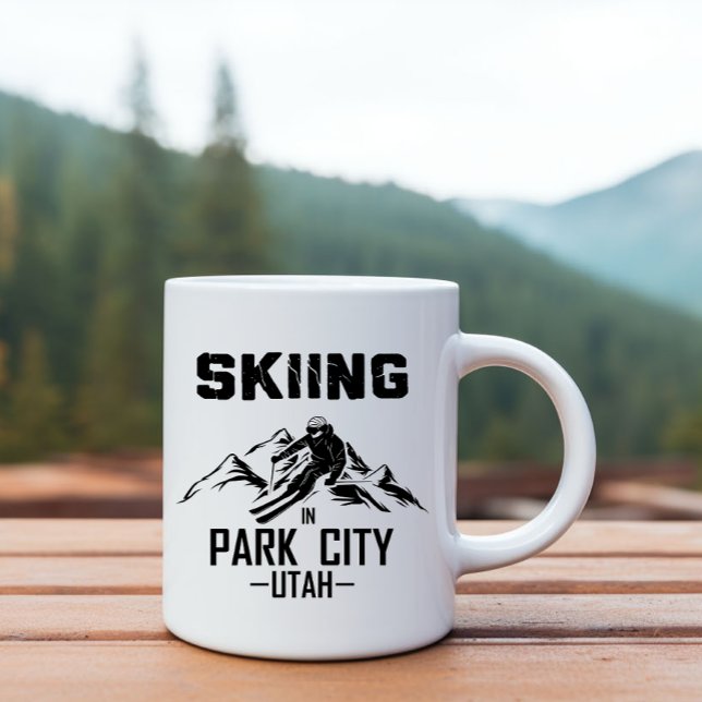 Skiing in Park City Utah Mug (Creator Uploaded)