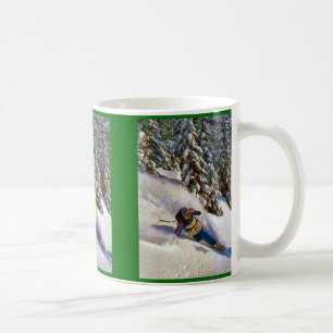 Skiing in the Haute Savoie, Haute Savoie Coffee Mug