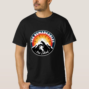 Skiing In The Remarkables New Zealand T-Shirt