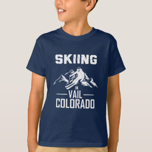 Skiing in Vail Colorado T-Shirt