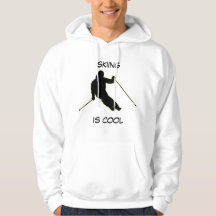 Skiing Is Cool customisable Hoodie