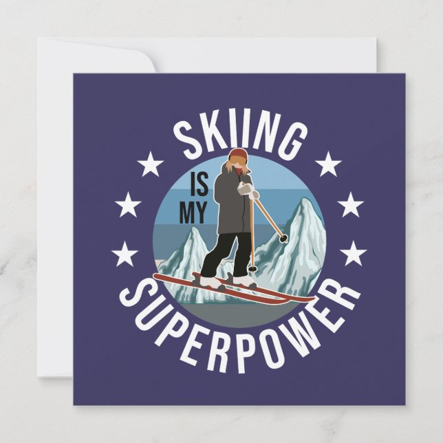 Skiing Is My Superpower (Front)