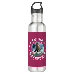 Skiing Is My Superpower 710 Ml Water Bottle