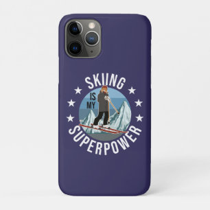 Skiing Is My Superpower iPhone 11 Pro Case