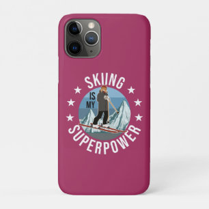 Skiing Is My Superpower iPhone 11 Pro Case