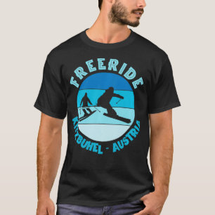Skiing Kitzbuhel Austria Freeride  T-Shirt