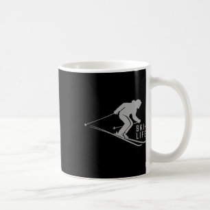 Skiing Life Skier Extreme Winter Sports Mountain C Coffee Mug