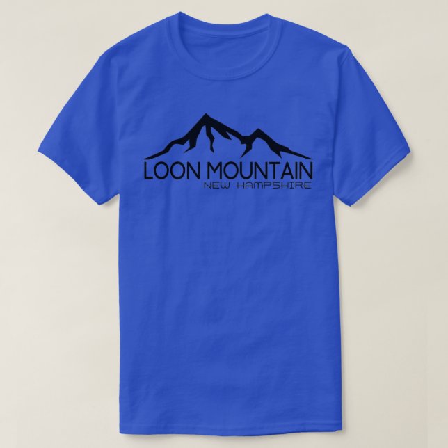 SKIING LOON MOUNTAIN NEW HAMPSHIRE MOUNTAINS SNOWB T-Shirt (Design Front)